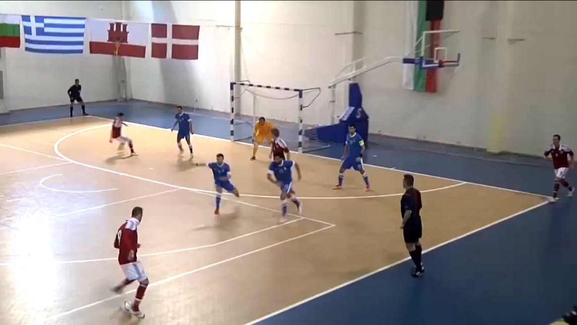 Futsal_Dánsko - Grécko